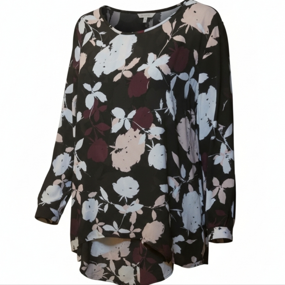 2X Vince Camuto Multicolor Floral Blouse, Like New